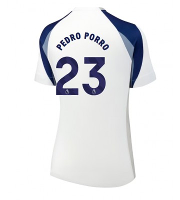 Tottenham Hotspur Pedro Porro #23 Primera Equipación Mujer 2025-26 Manga Corta